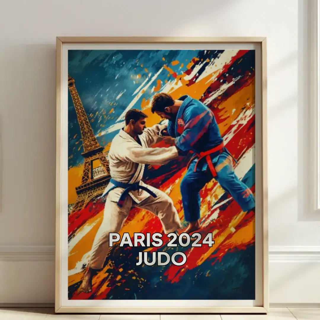 Poster PARIS 2024 JUDO