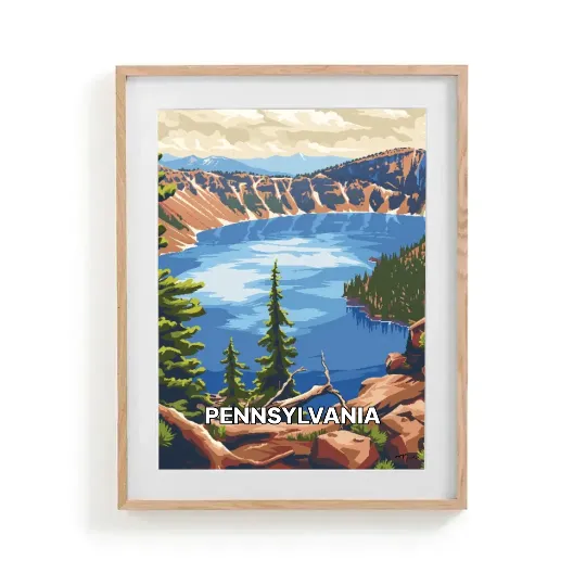 Poster Craters Lake