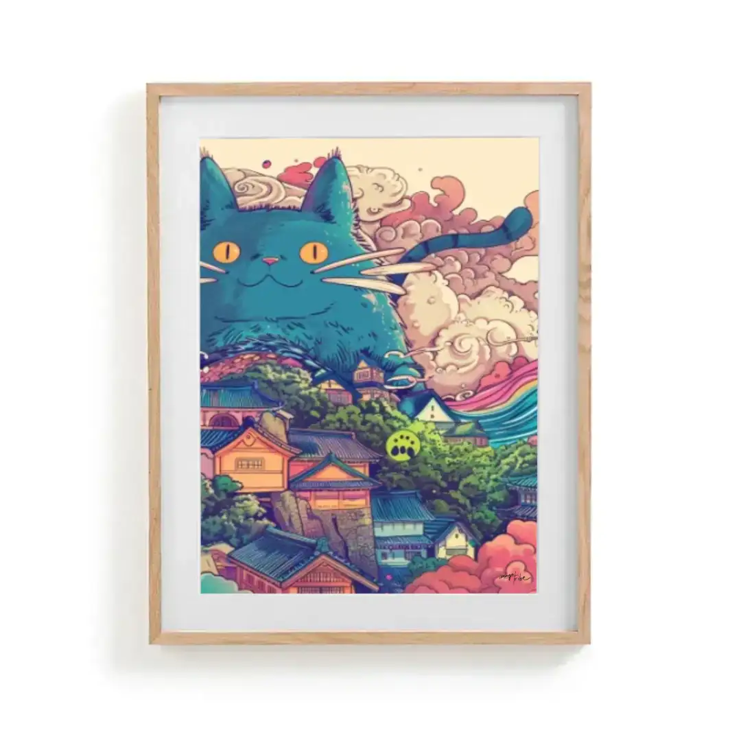 Poster Big anime cat