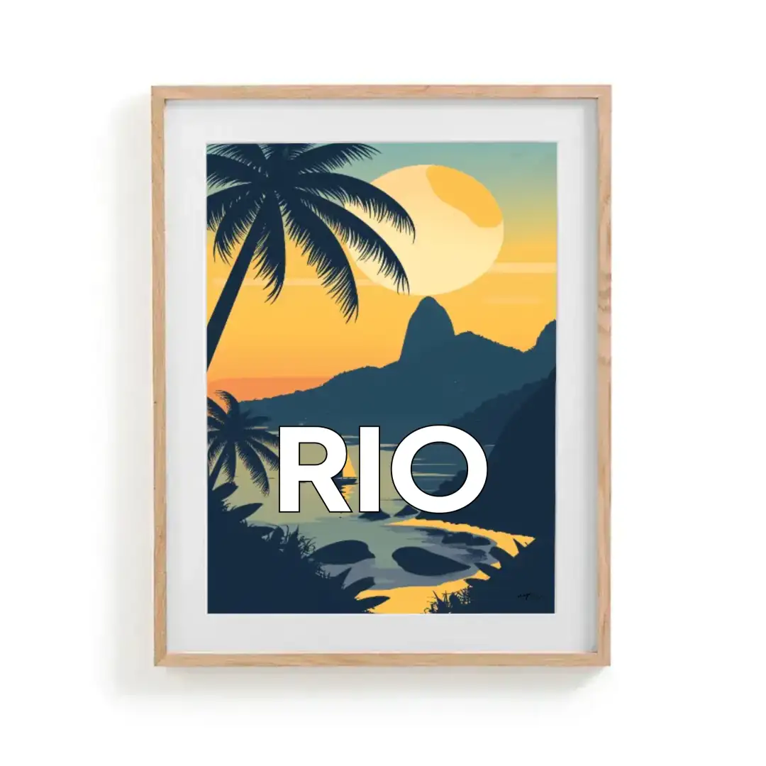 Poster rio de Janeiro, Brazil