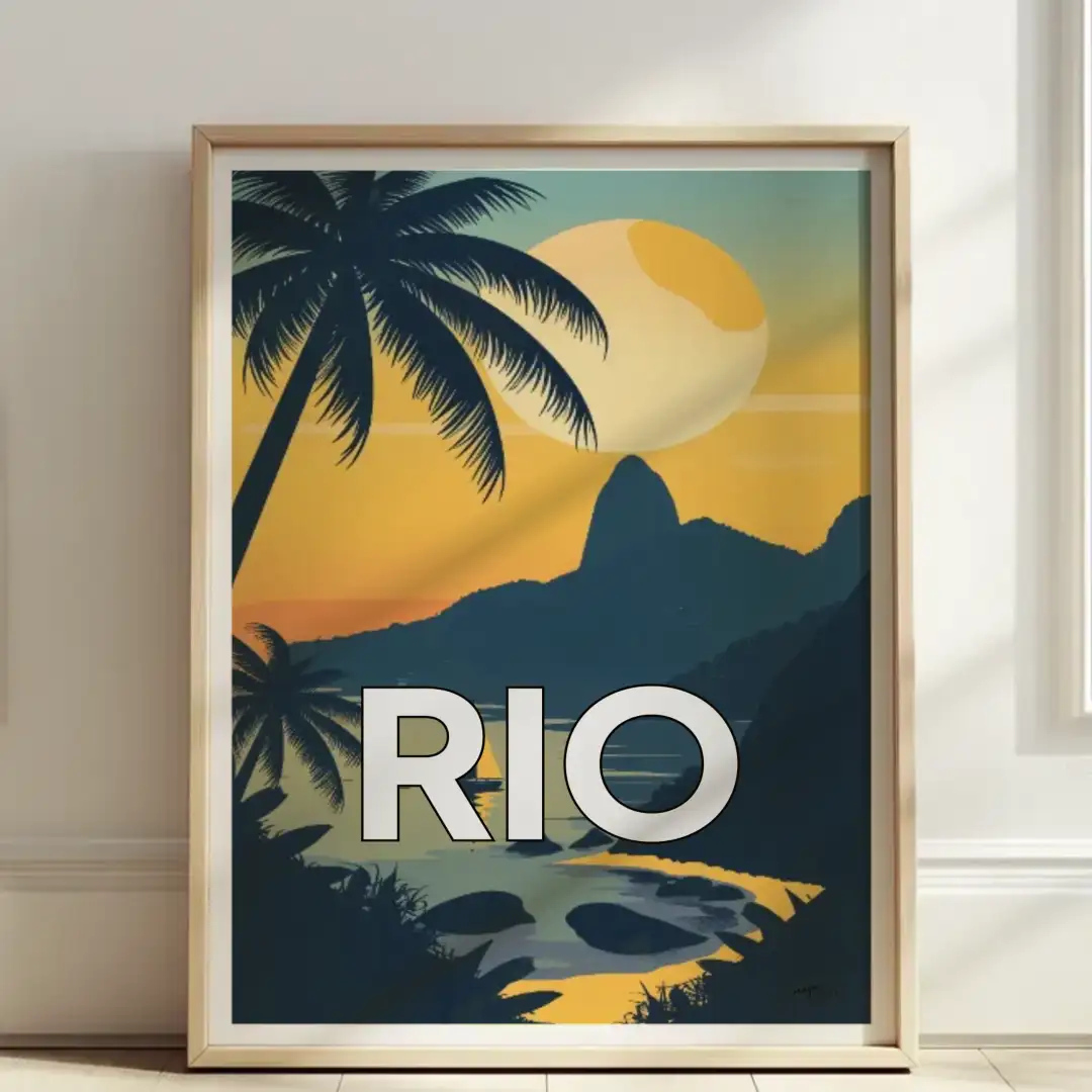 Poster rio de Janeiro, Brazil