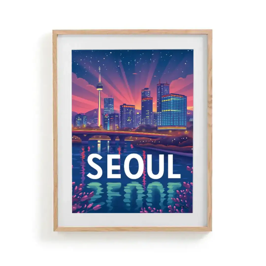 Poster Seoul, Korea