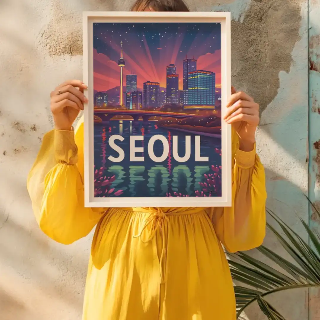 Poster Seoul, Korea