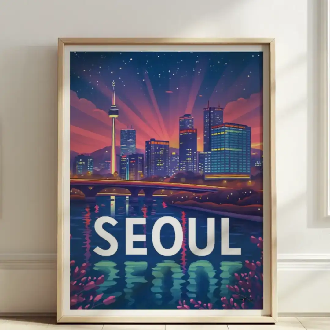 Poster Seoul, Korea