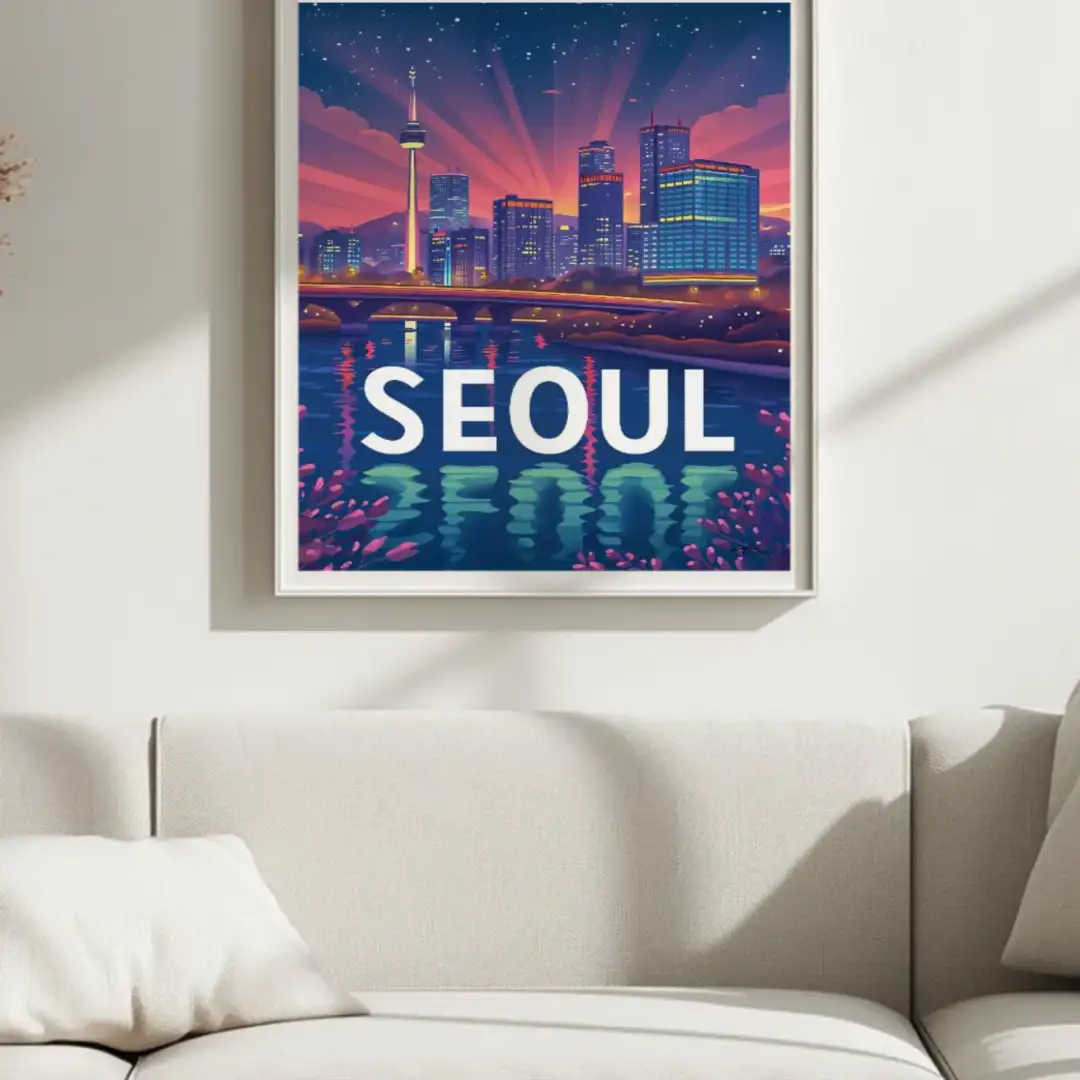 Poster Seoul, Korea