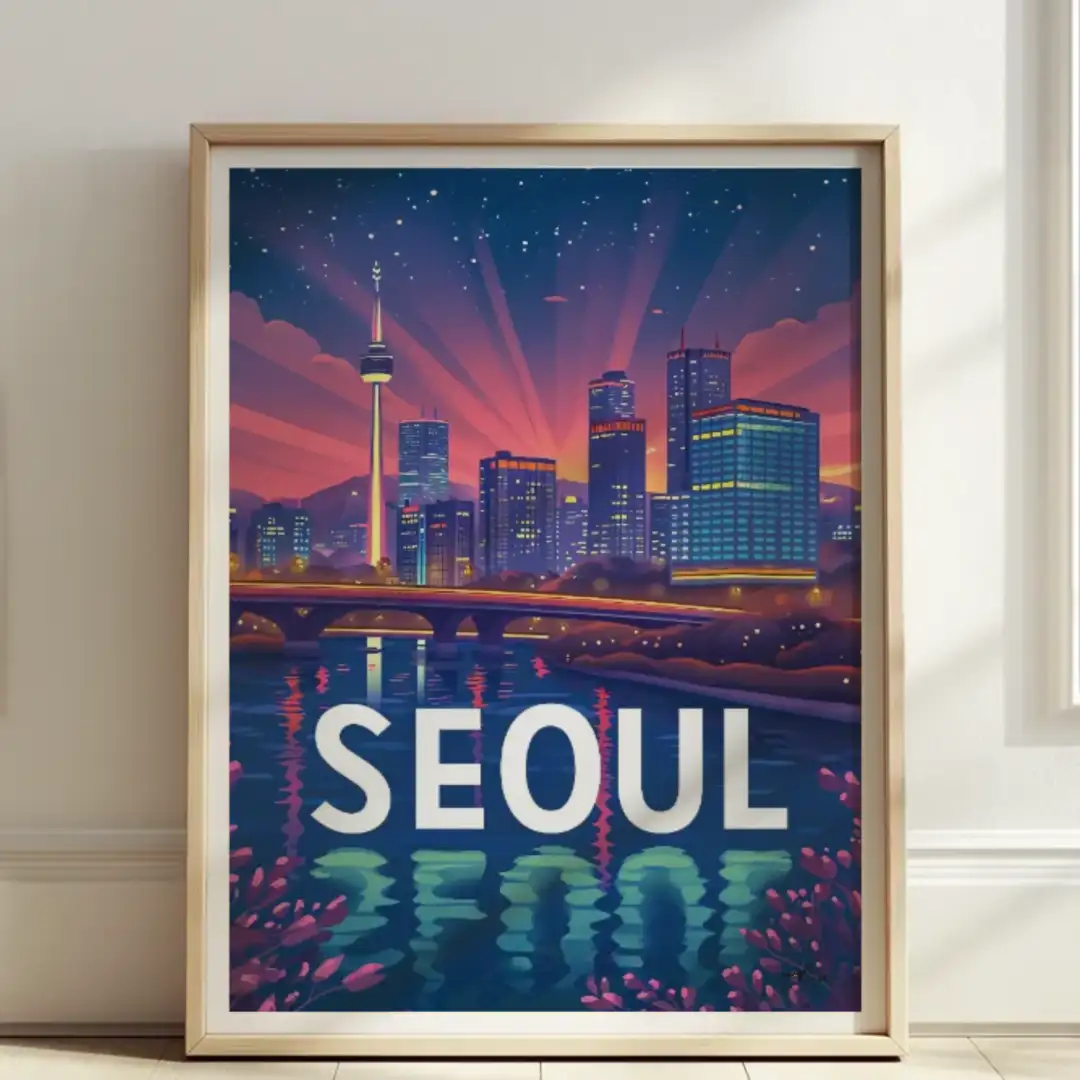 Poster Seoul, Korea