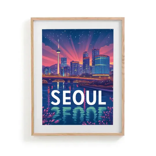 Poster Seoul, Korea
