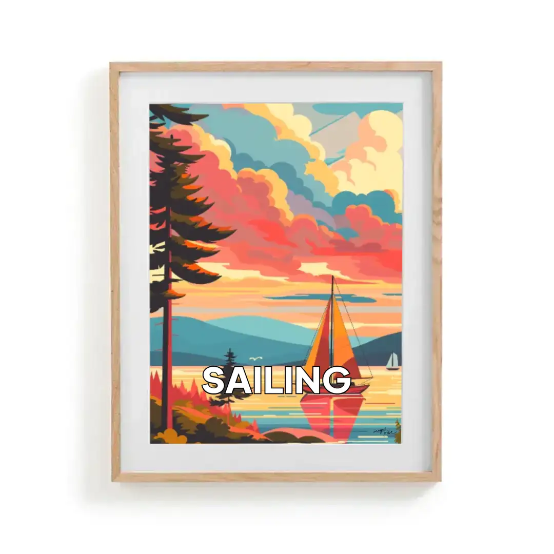 Poster Sail in Maine