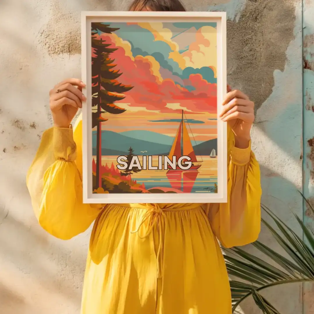 Poster Sail in Maine