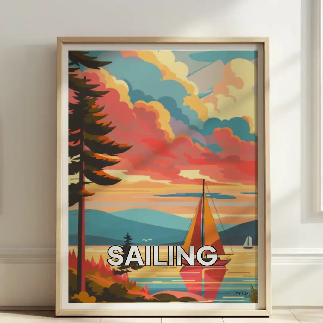 Poster Sail in Maine