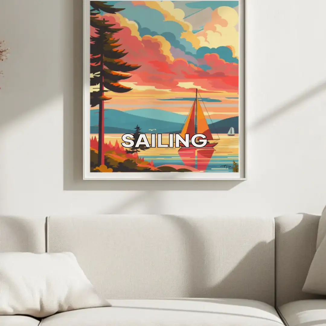 Poster Sail in Maine