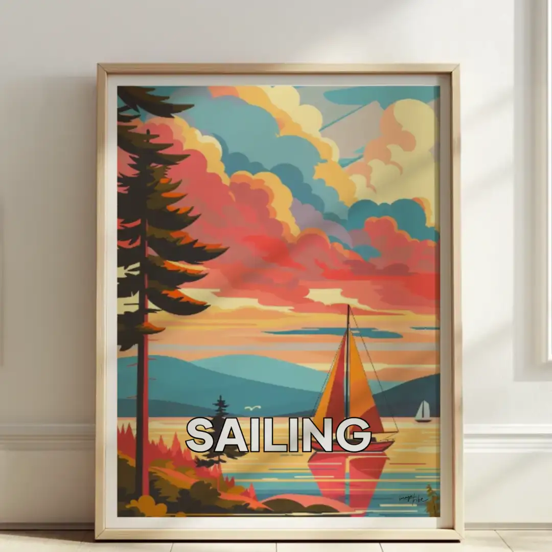 Poster Sail in Maine