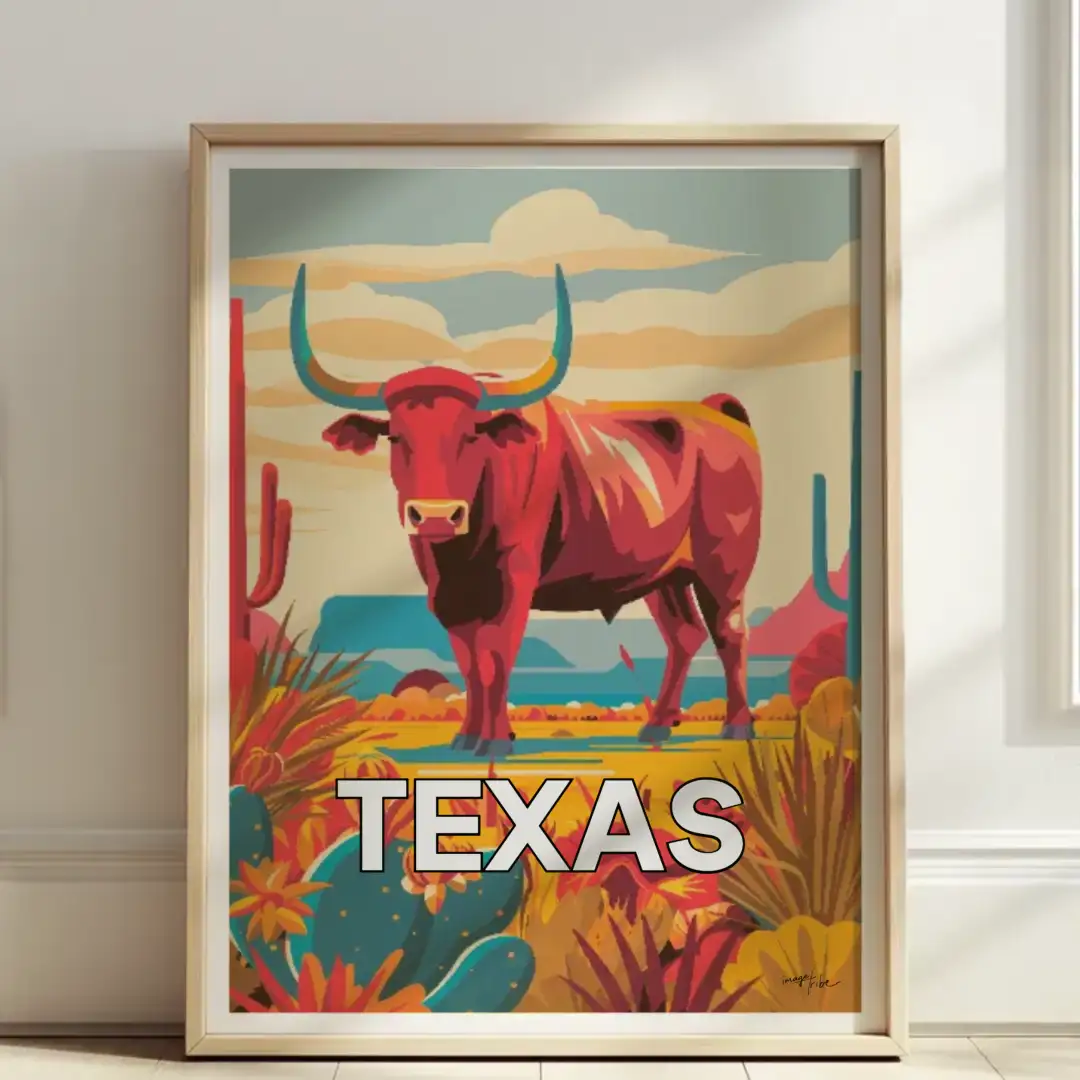 Poster Texan Bull