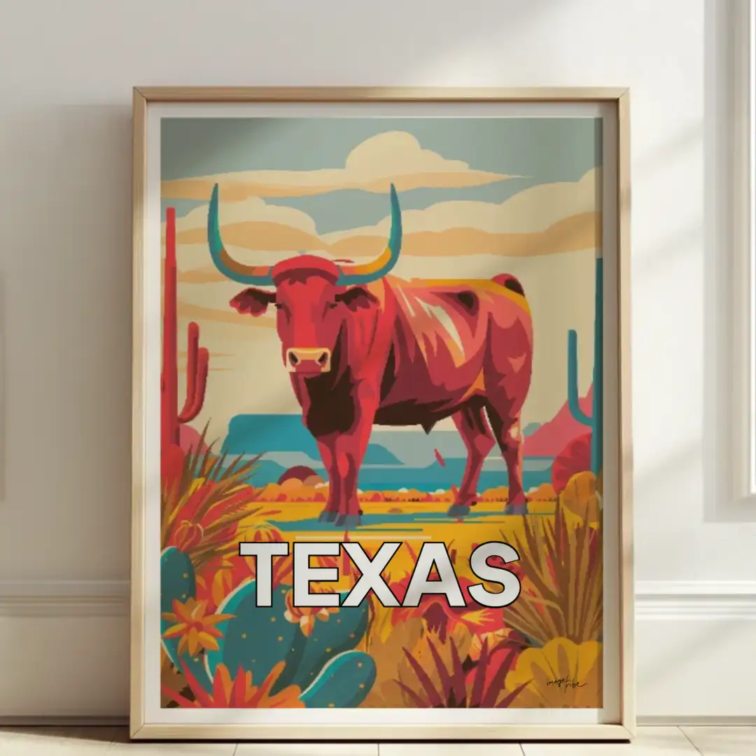 Poster Texan Bull