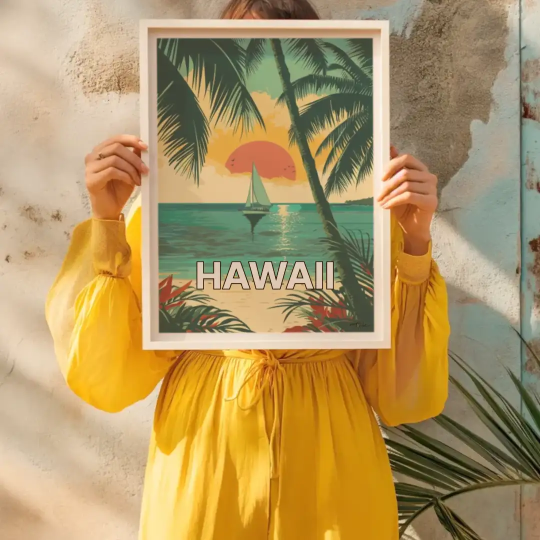 Poster Beach of hawaii
