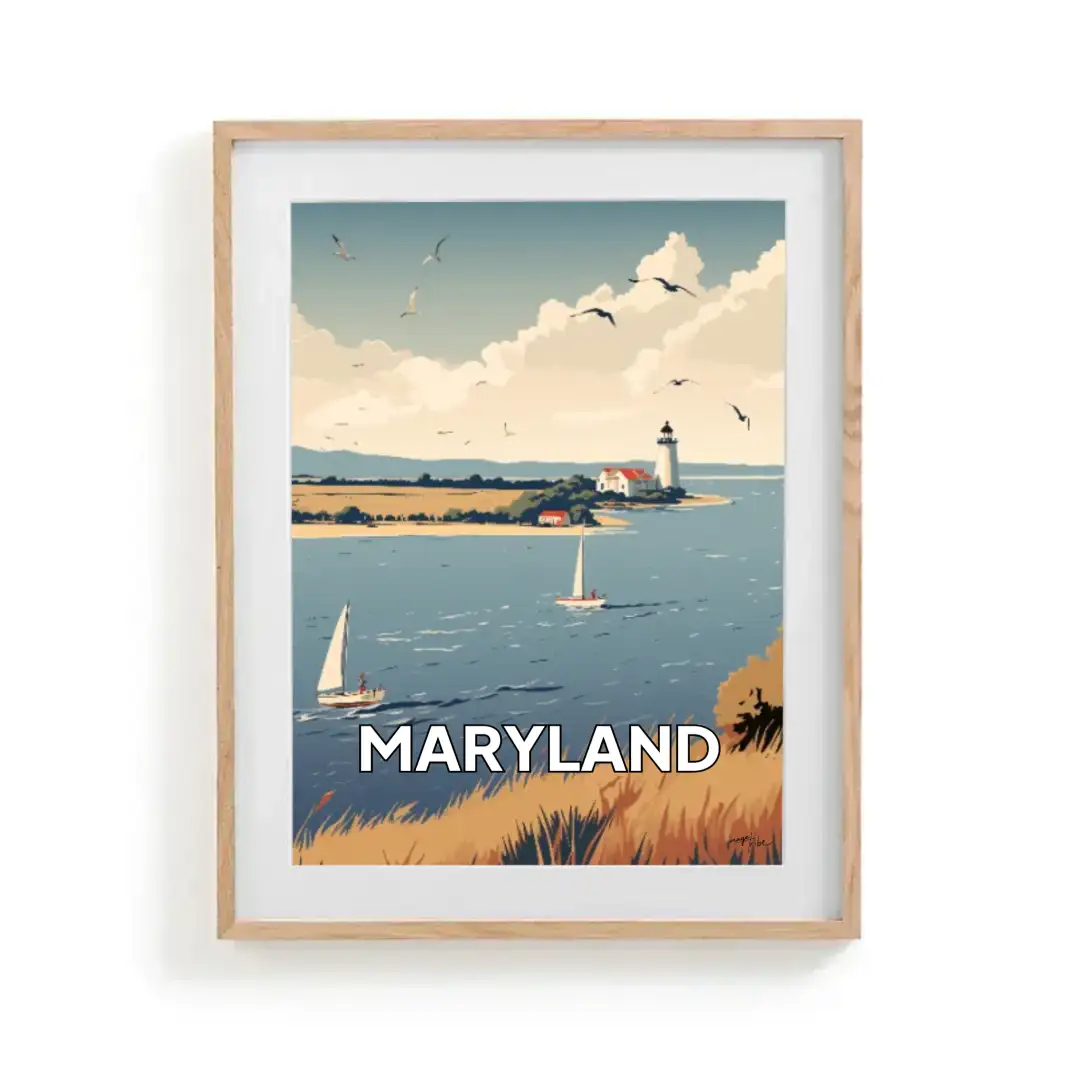 Poster Chesapeake Bay Maryland
