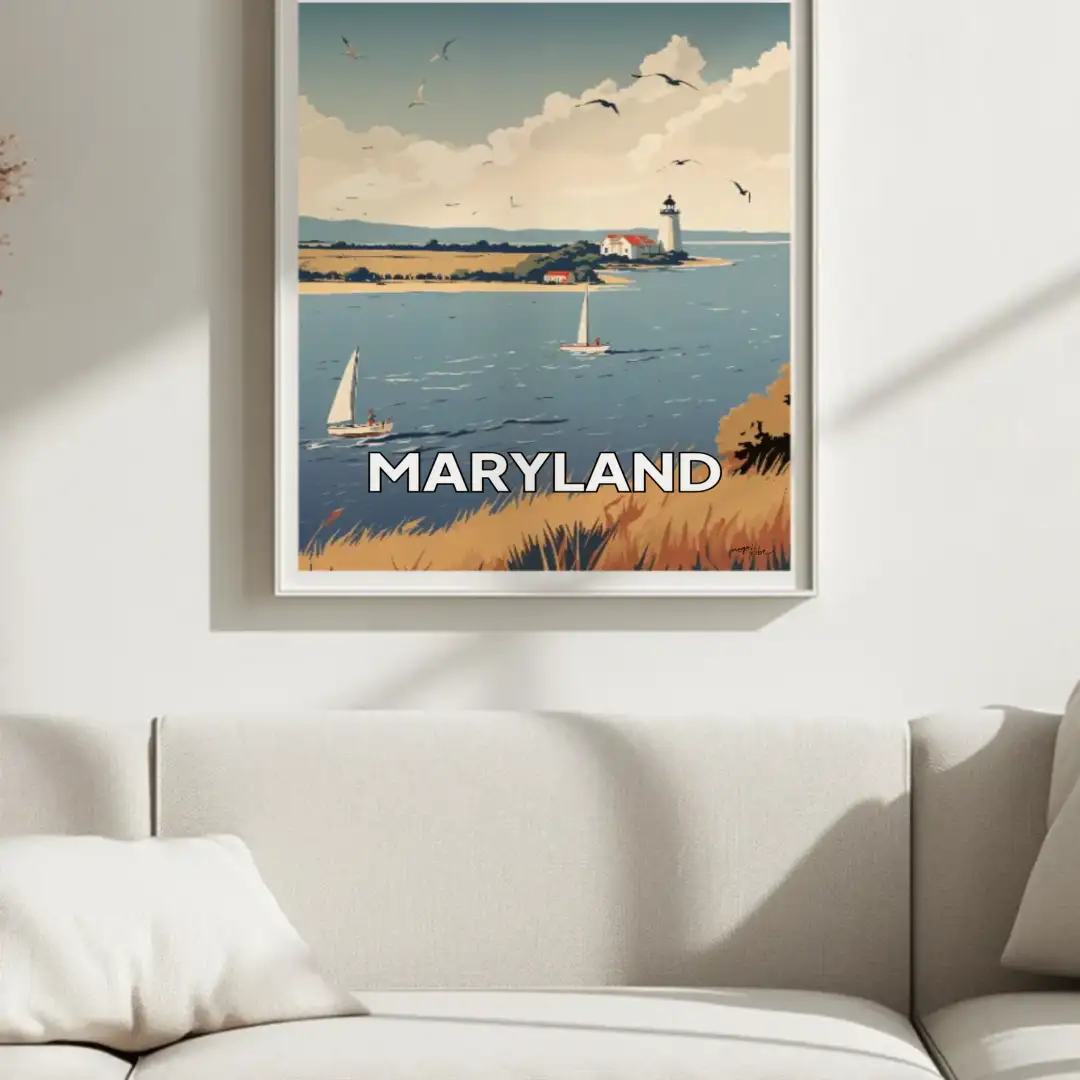 Poster Chesapeake Bay Maryland