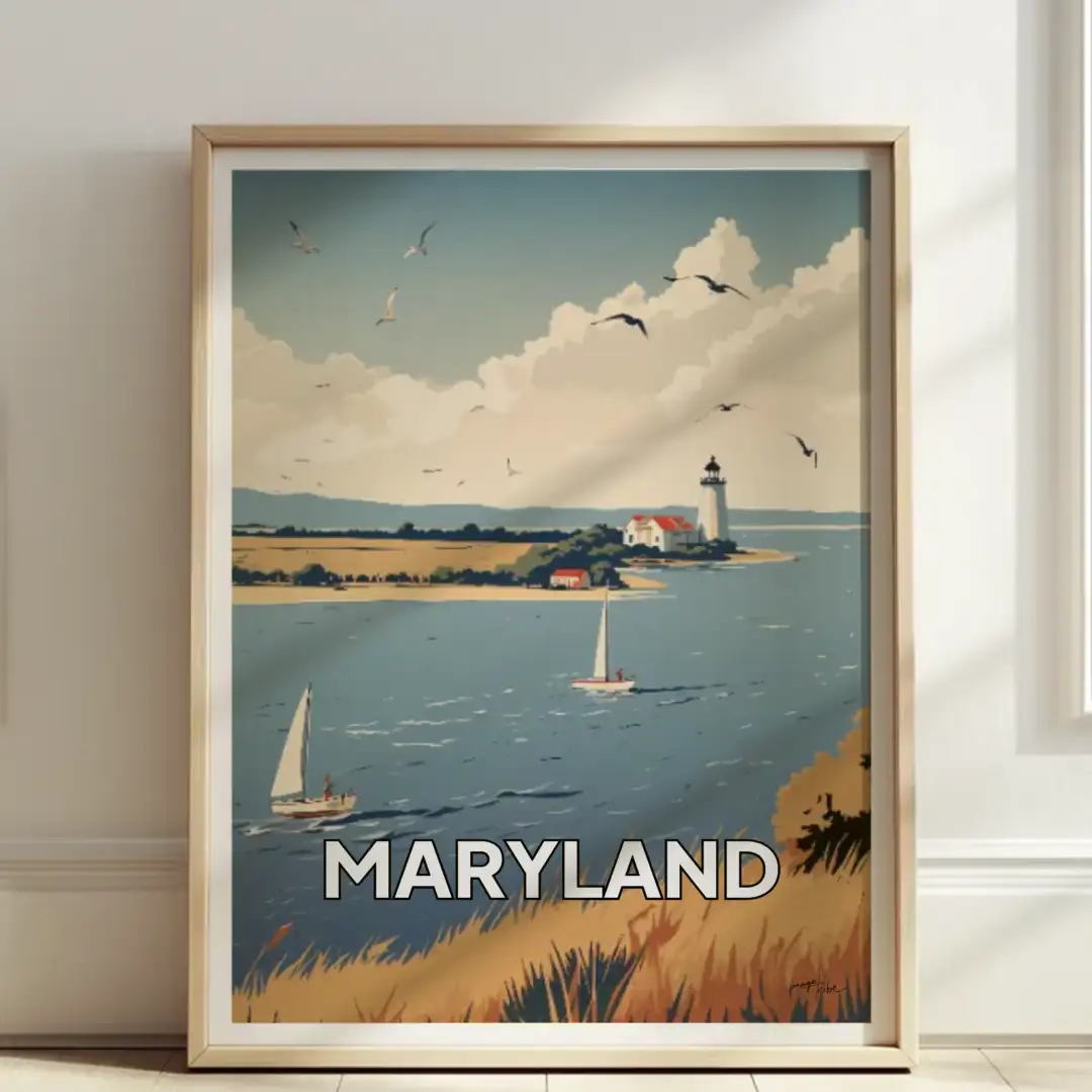 Poster Chesapeake Bay Maryland