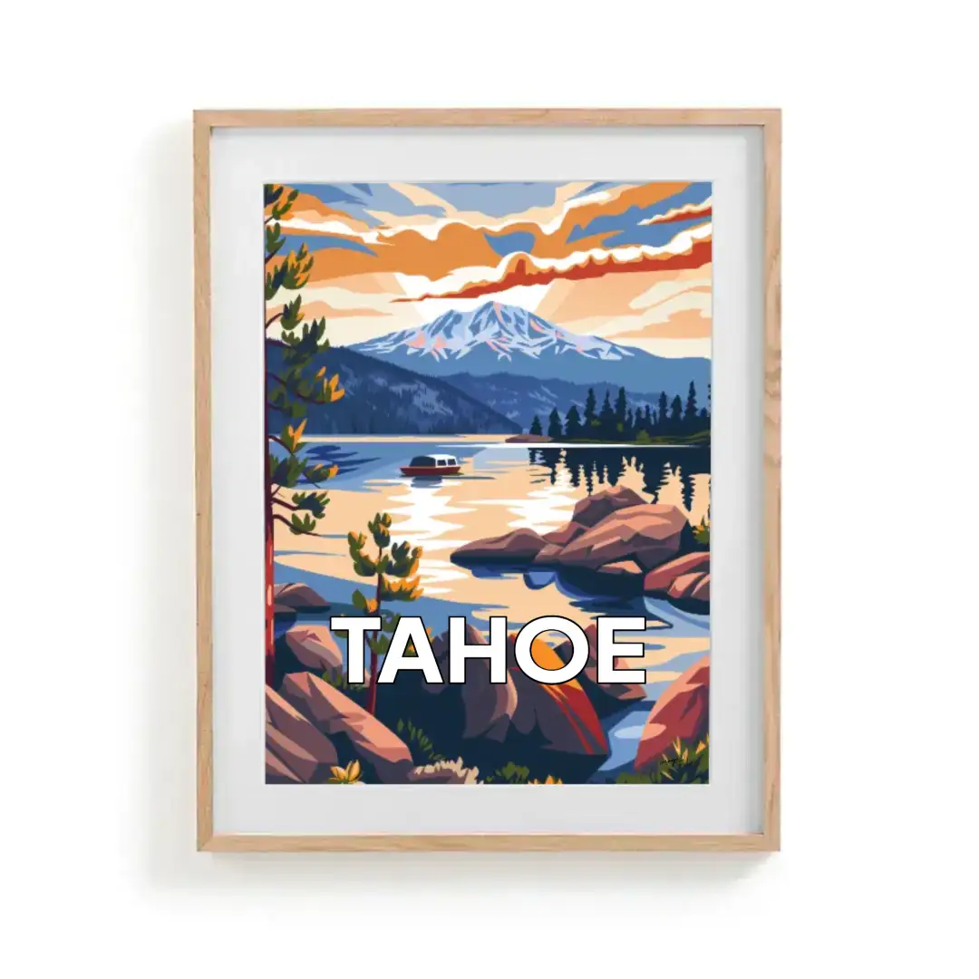 Poster Lake Tahoe