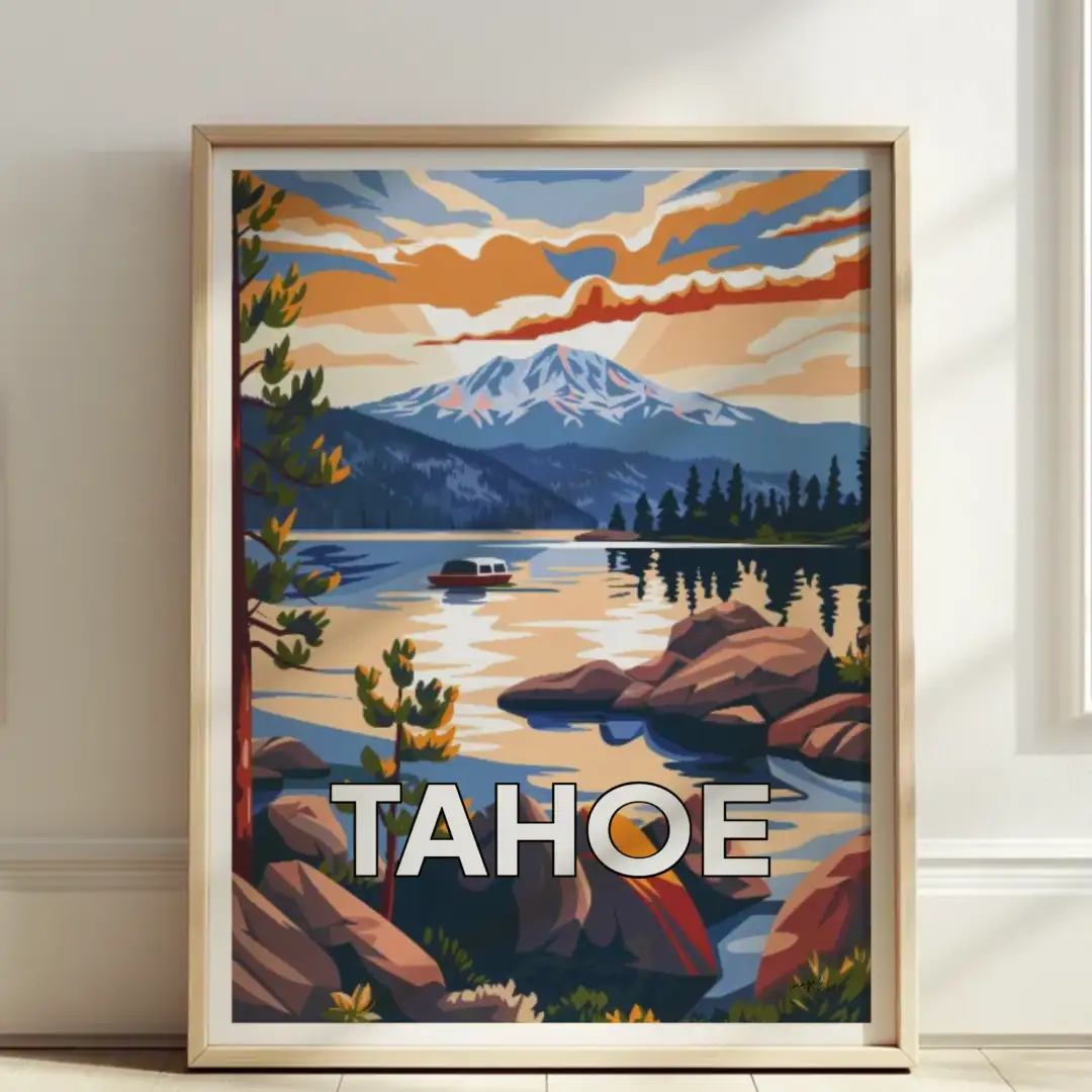 Poster Lake Tahoe