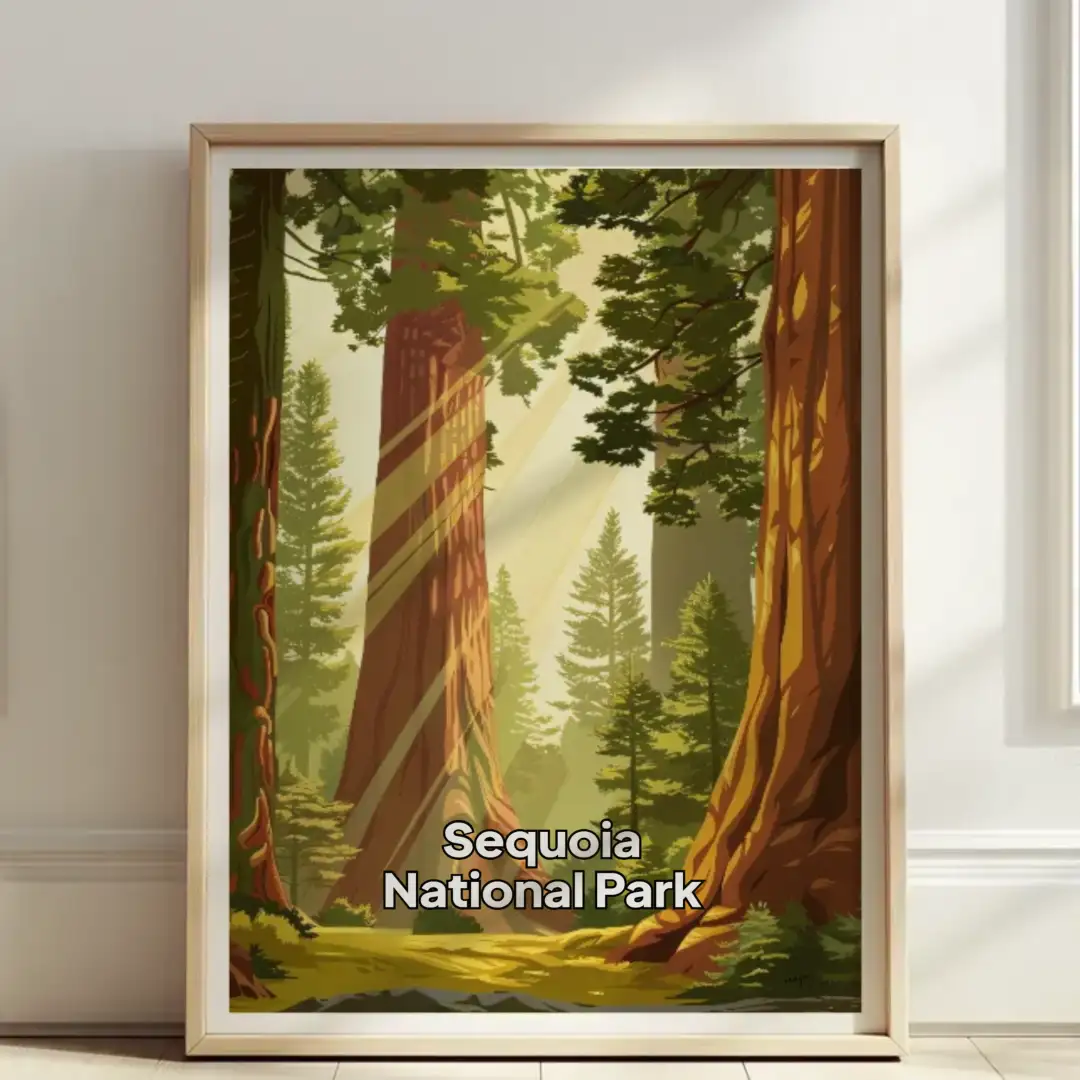 Poster Sequoia National Park 