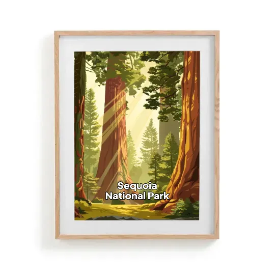Poster Sequoia National Park 