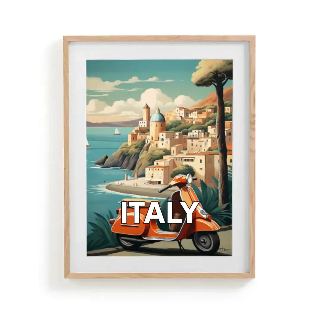 Poster Italy, Costa Almafitana