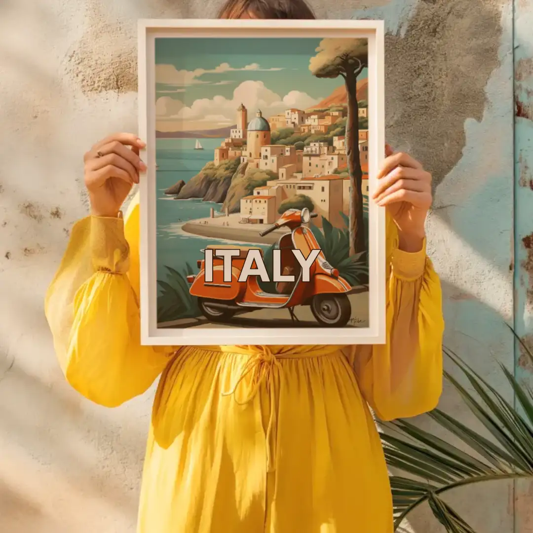 Poster Italy, Costa Almafitana