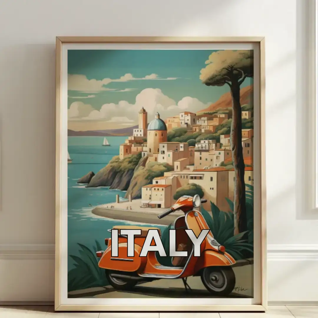 Poster Italy, Costa Almafitana