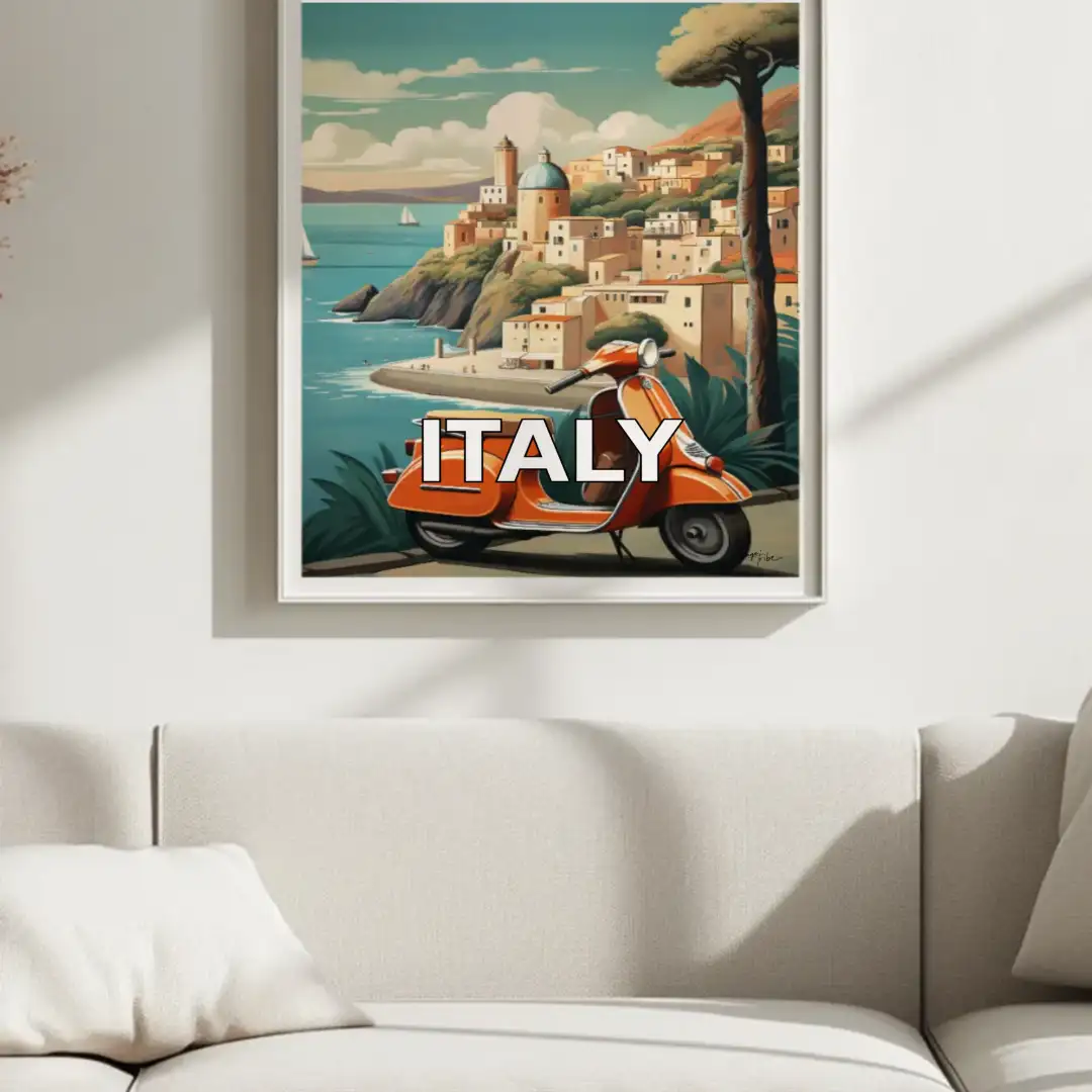 Poster Italy, Costa Almafitana