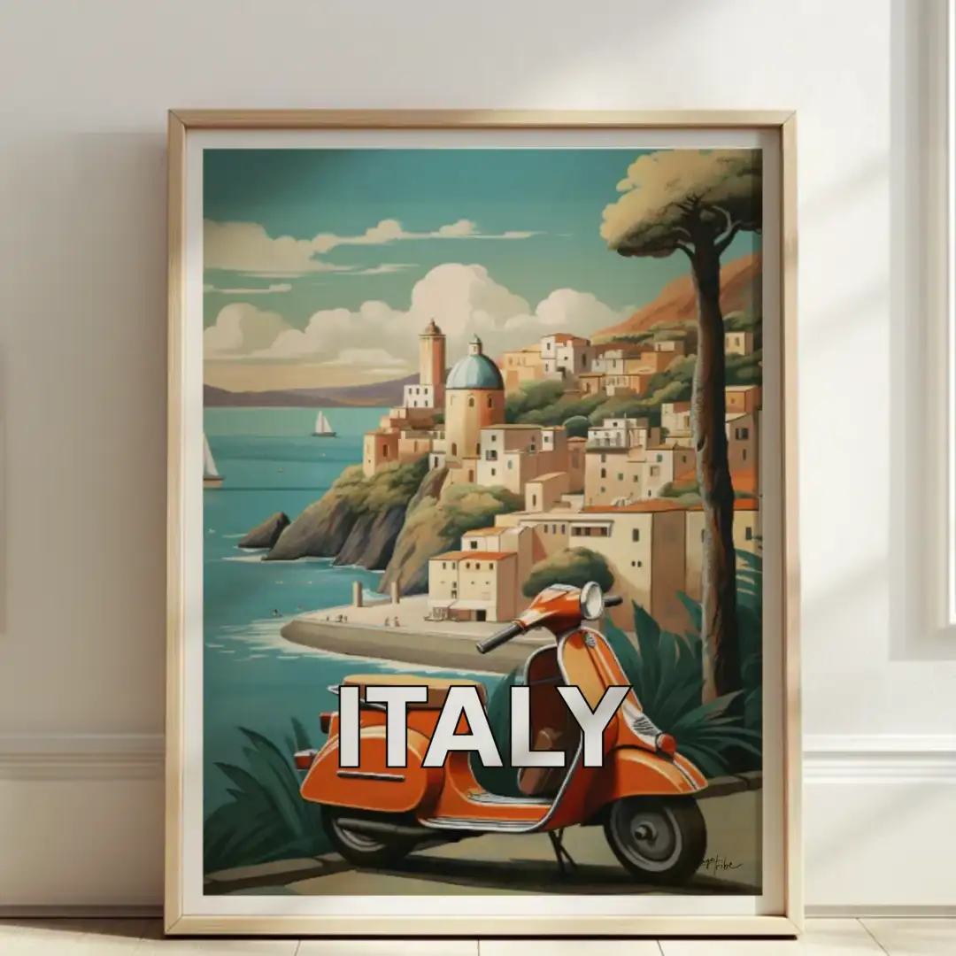 Poster Italy, Costa Almafitana