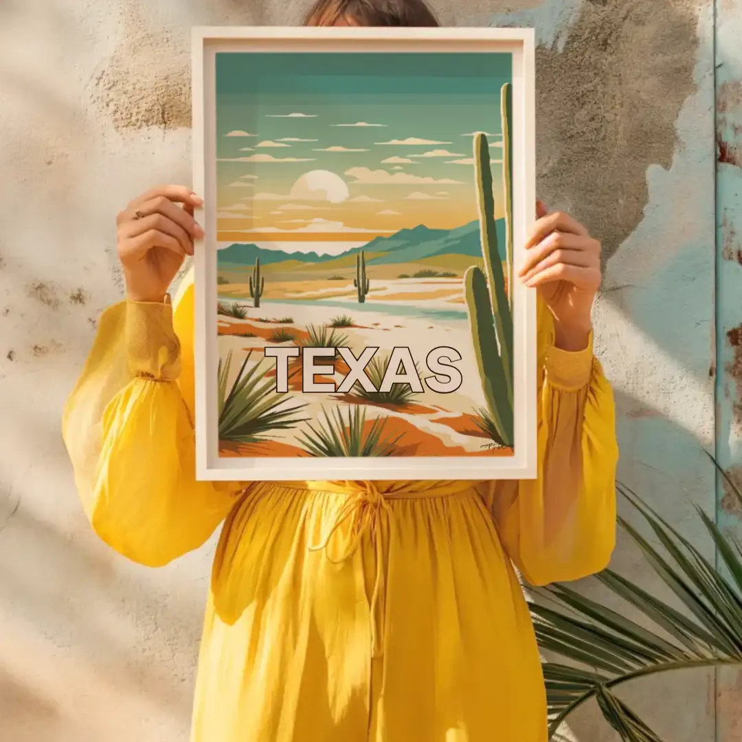 Poster Texas desert