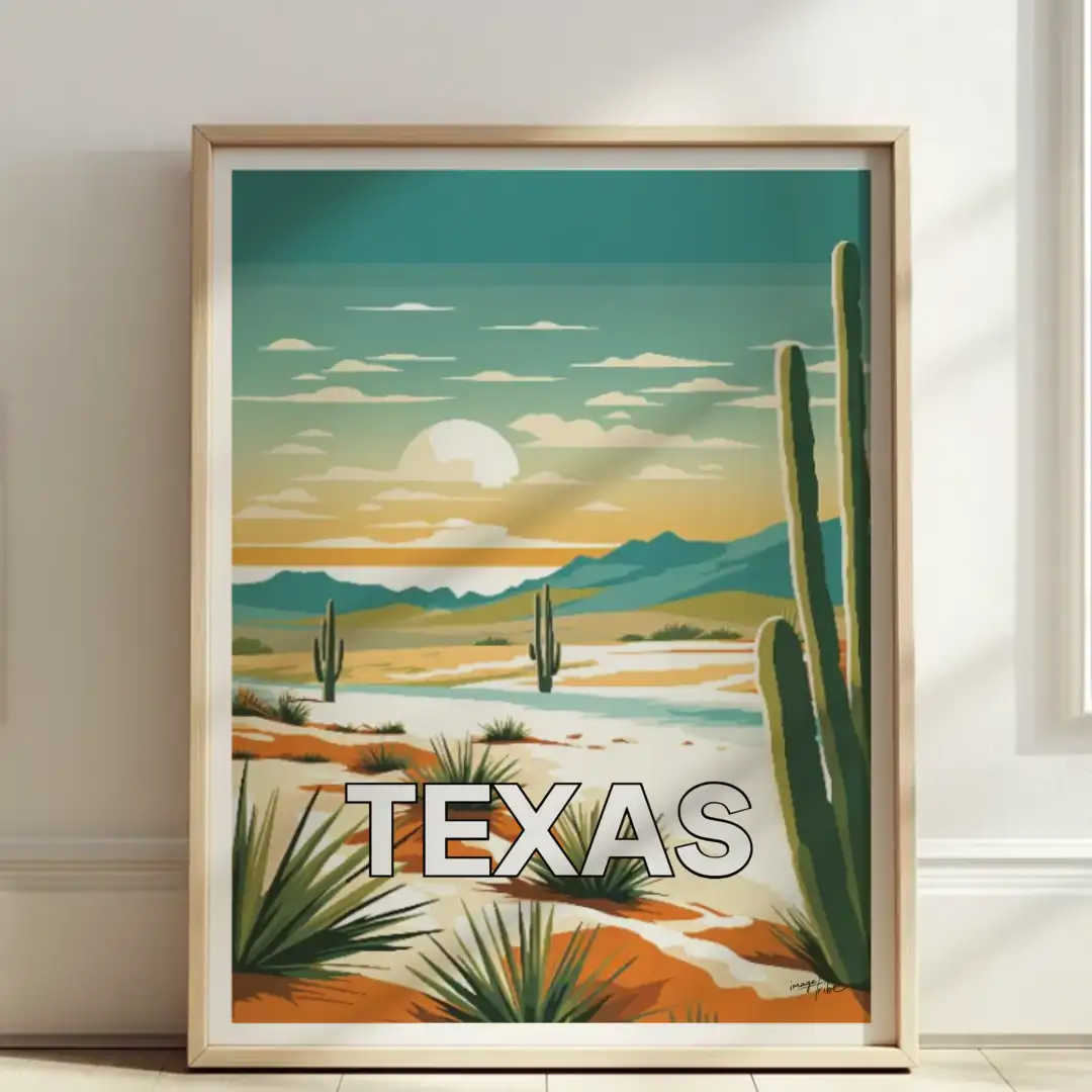 Poster Texas desert