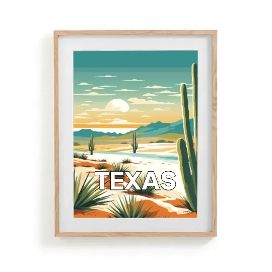 Poster Texas desert
