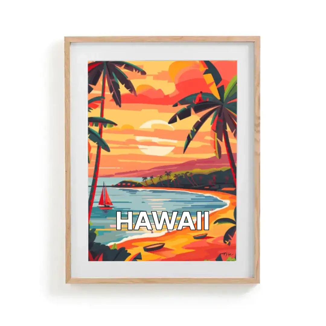 Poster Hawaii Beaches