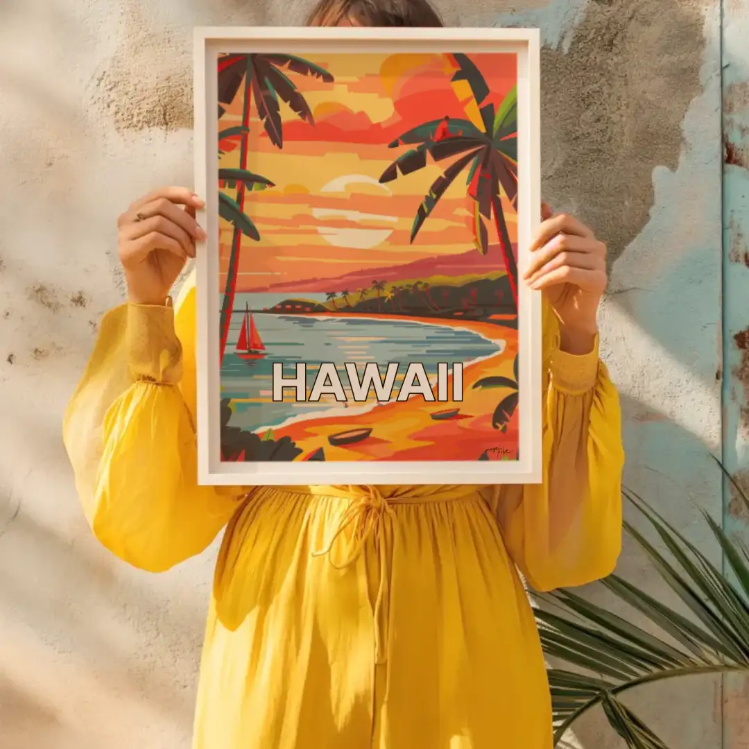 Poster Hawaii Beaches