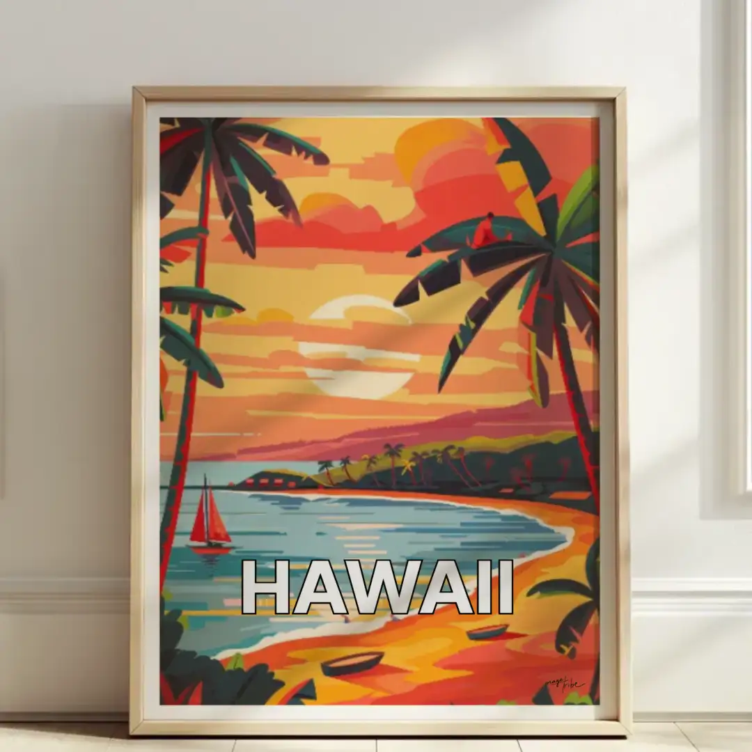 Poster Hawaii Beaches