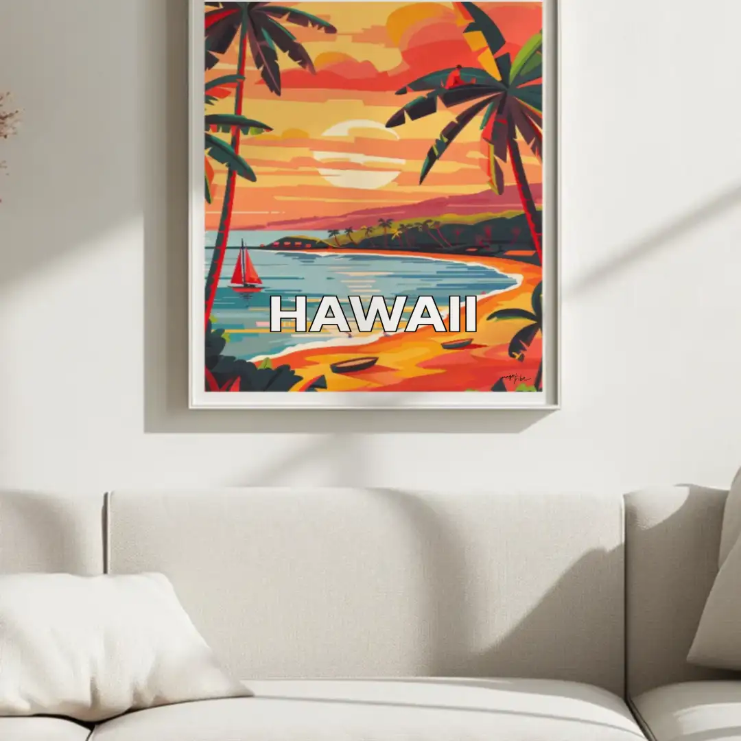 Poster Hawaii Beaches
