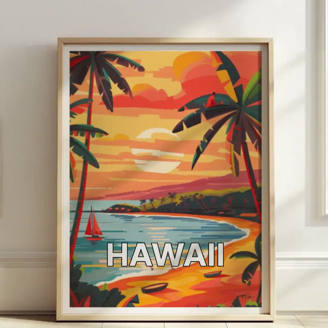 Poster Hawaii Beaches