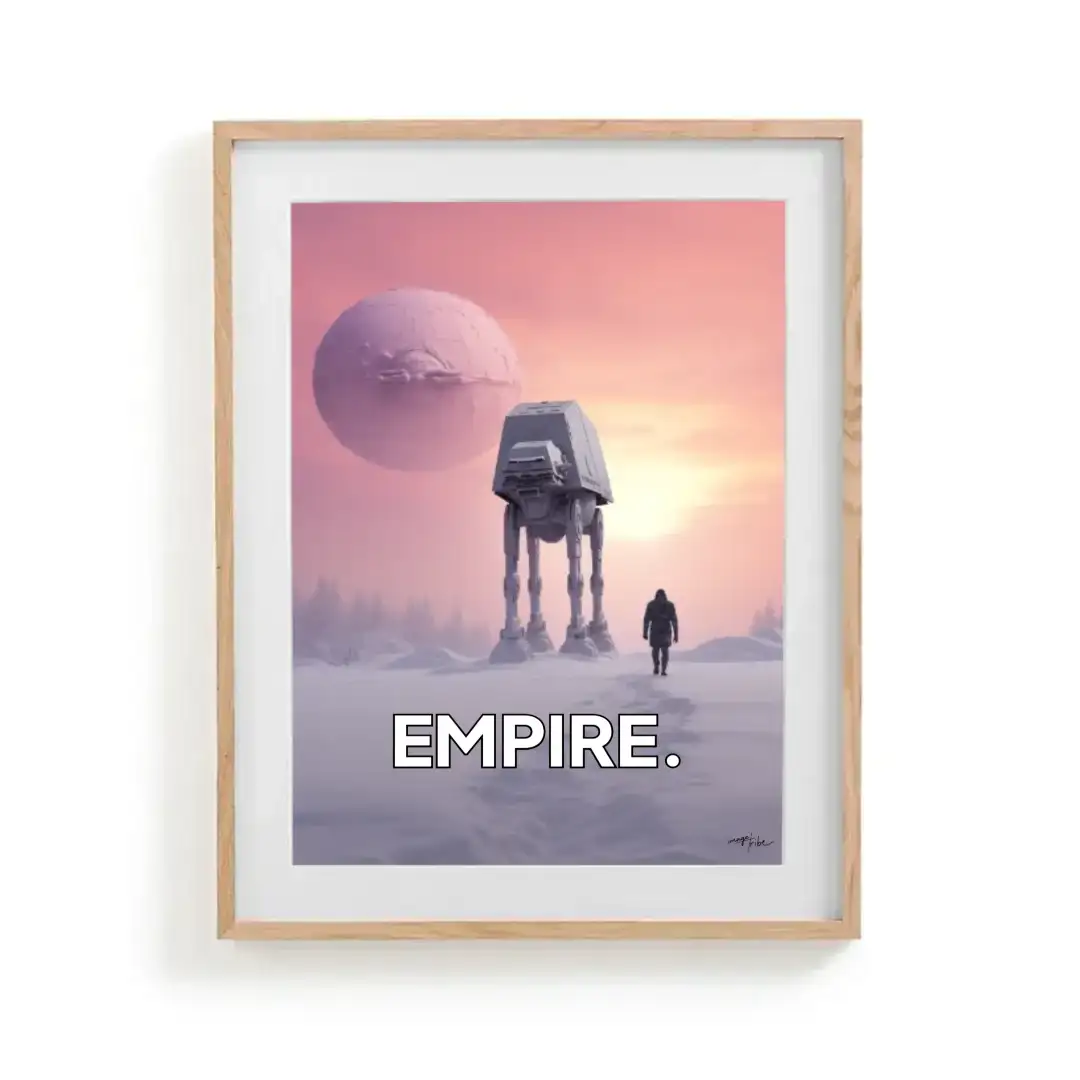 Poster Death star winter