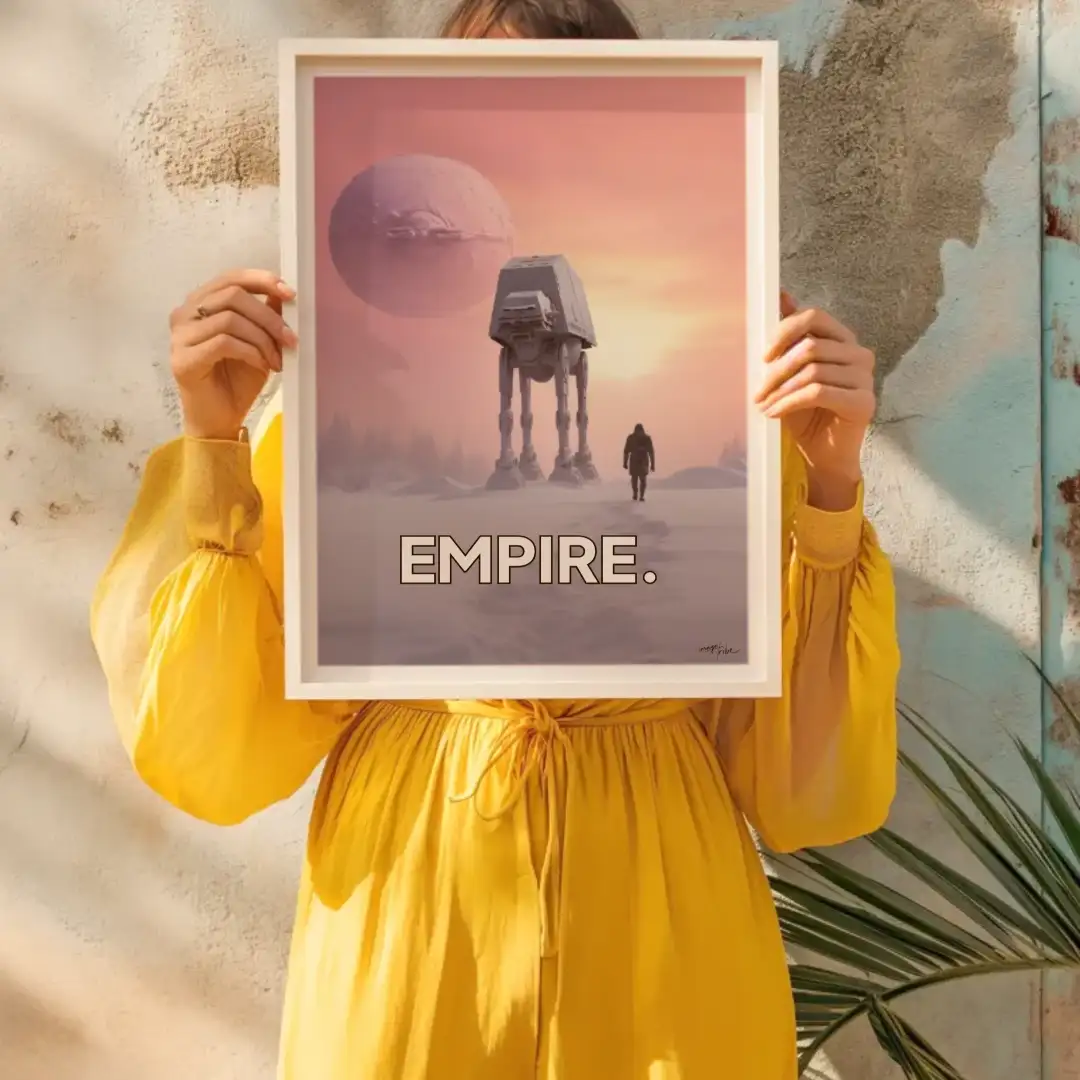 Poster Death star winter
