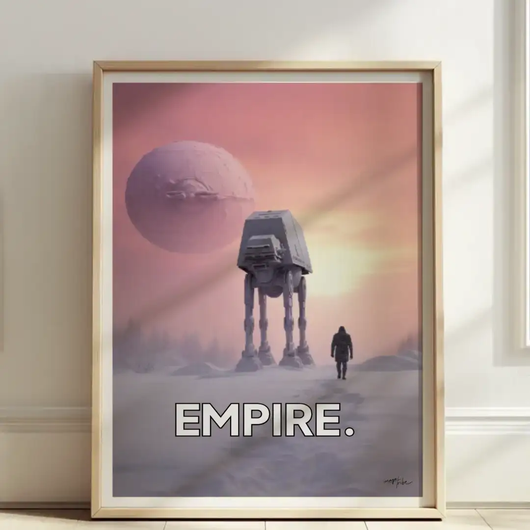 Poster Death star winter