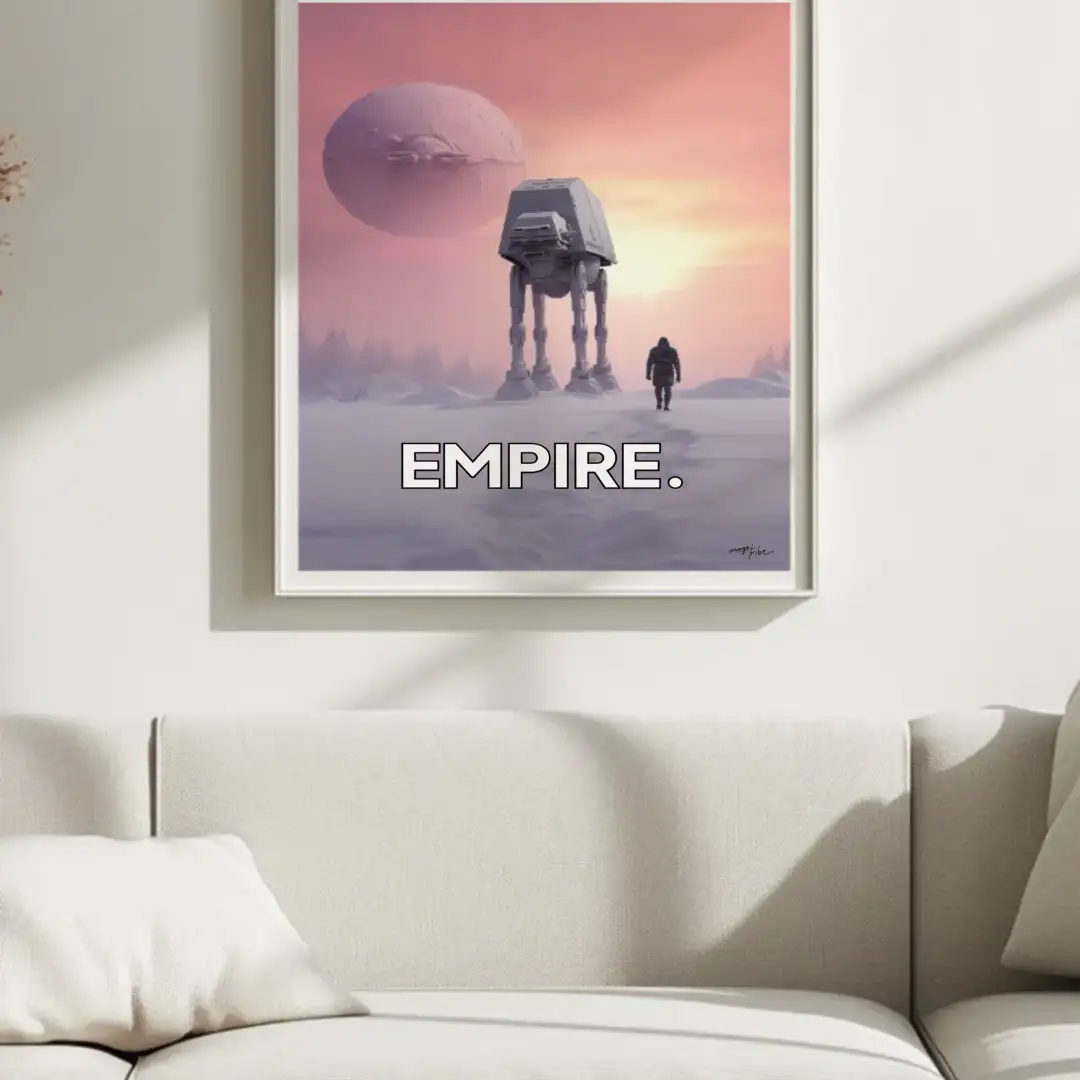 Poster Death star winter