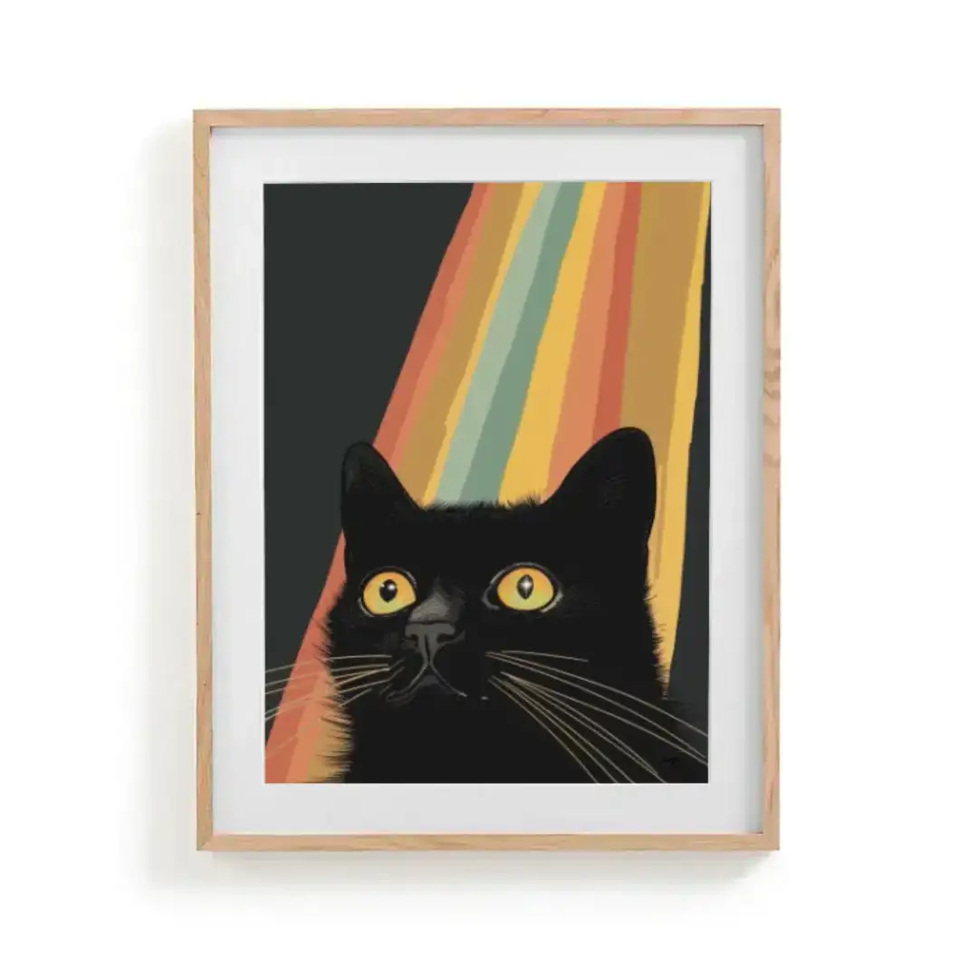 Poster rainbow cat