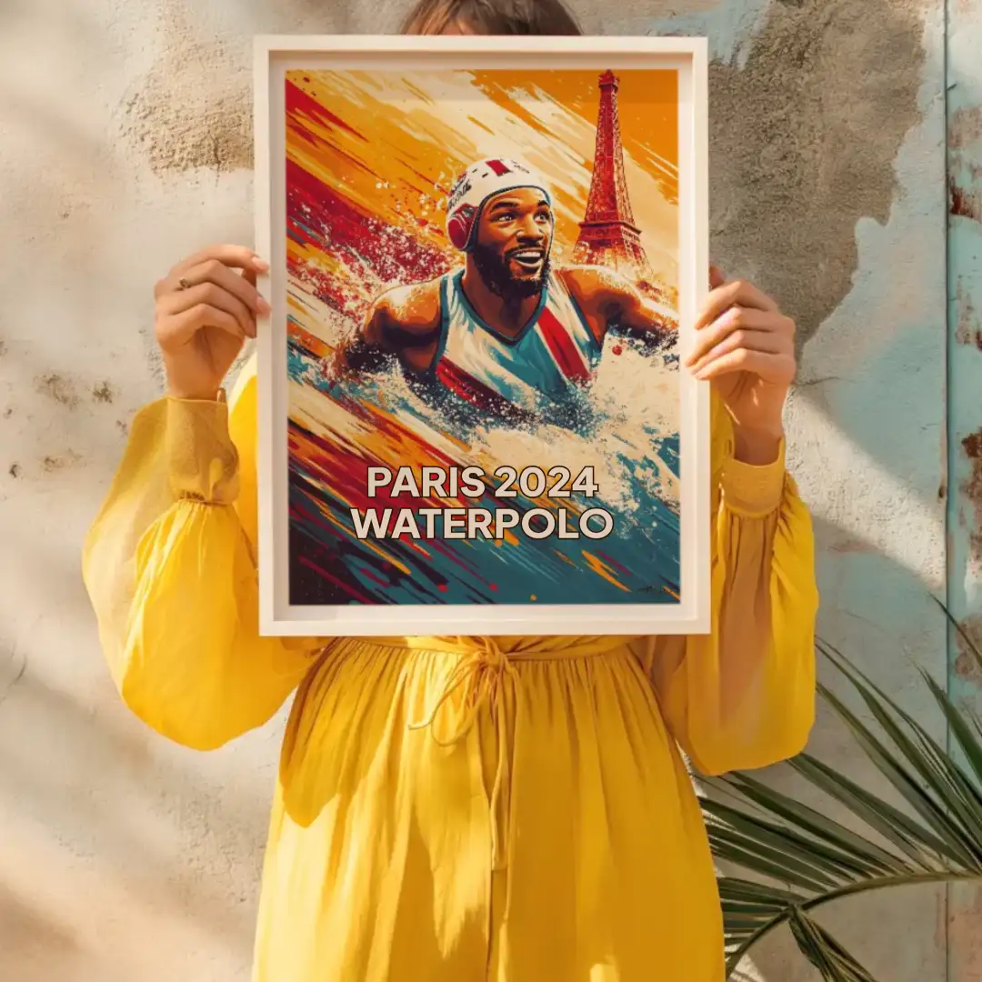 Poster Waterpolo Paris 2024
