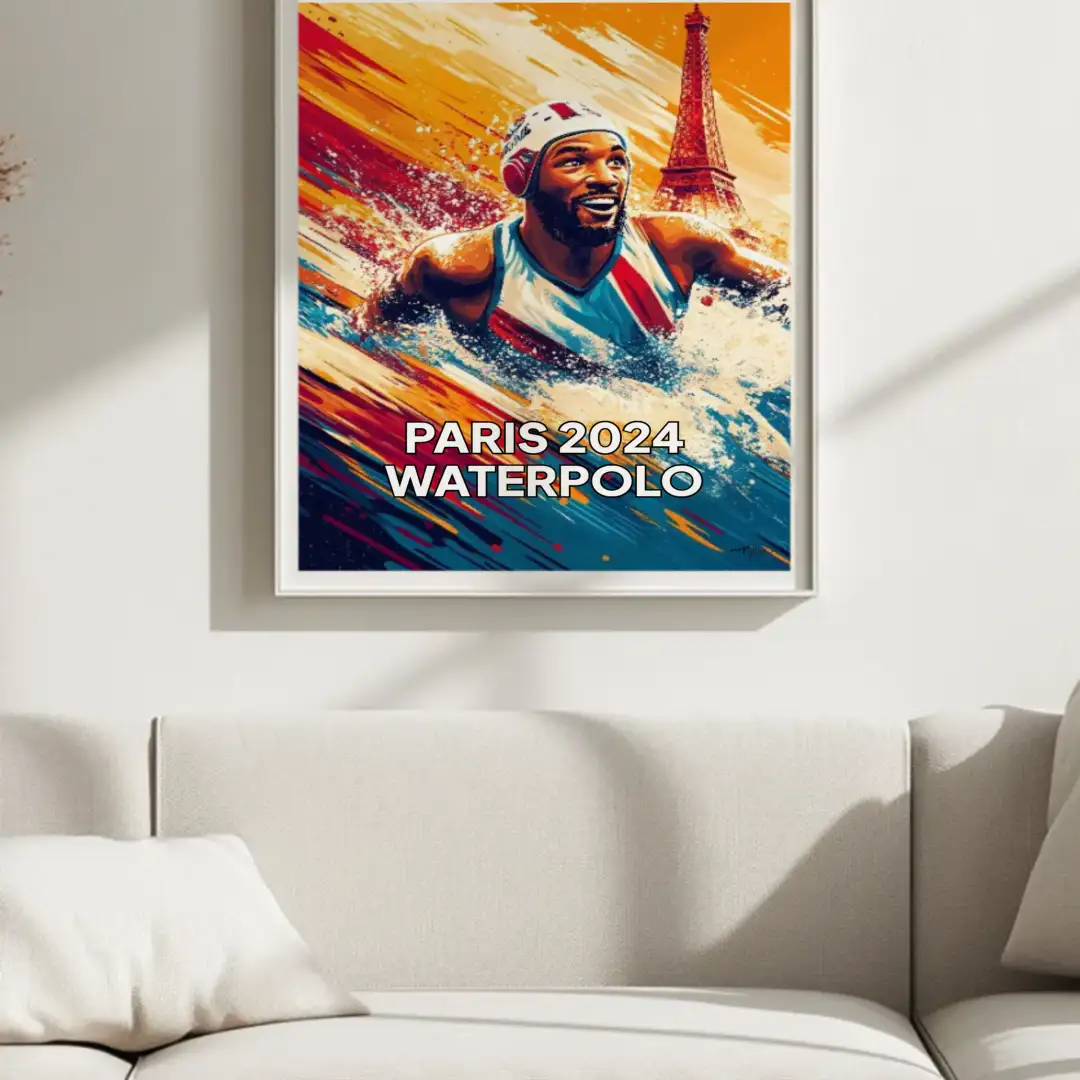 Poster Waterpolo Paris 2024