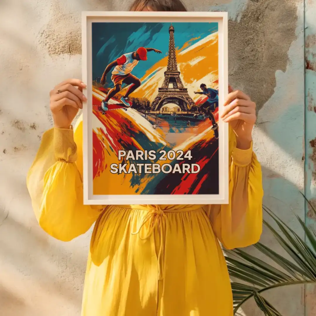Poster PARIS 2024 SKATEBOARD