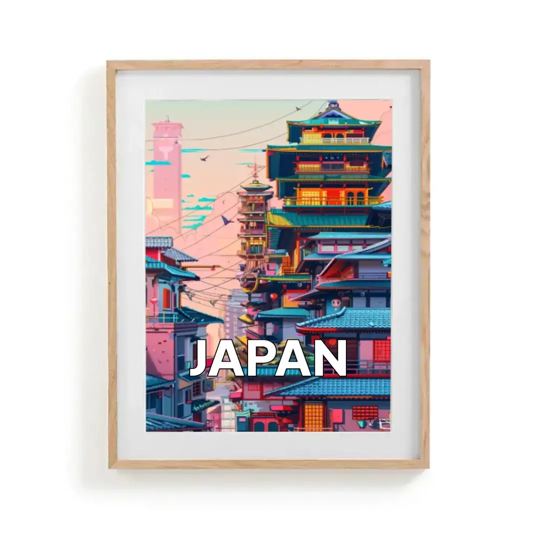 Poster Futuristic tokyo