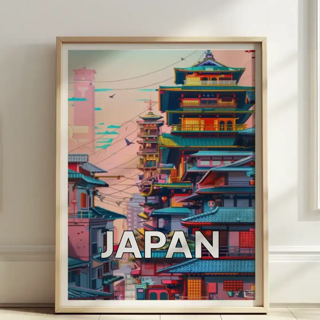 Poster Futuristic tokyo