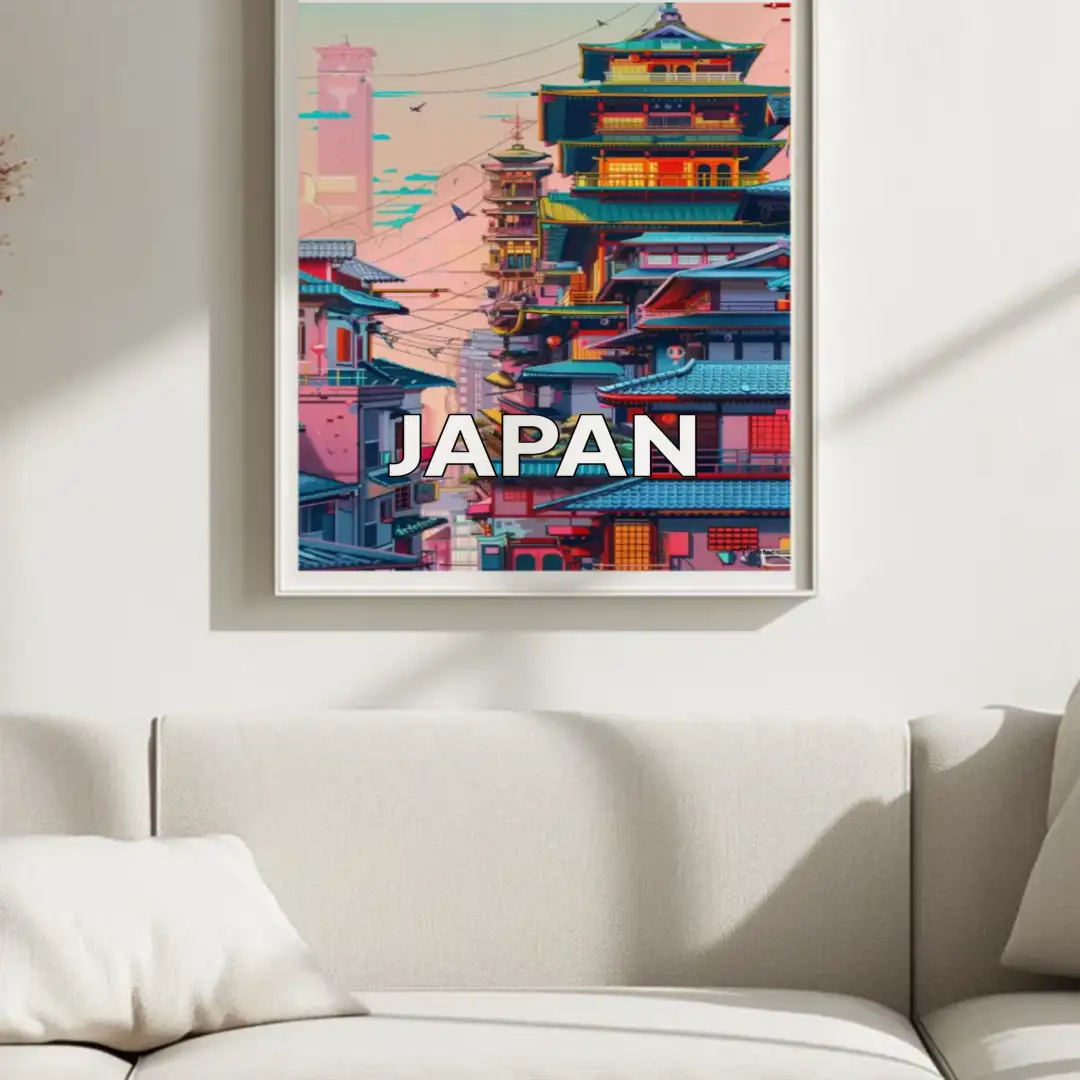 Poster Futuristic tokyo